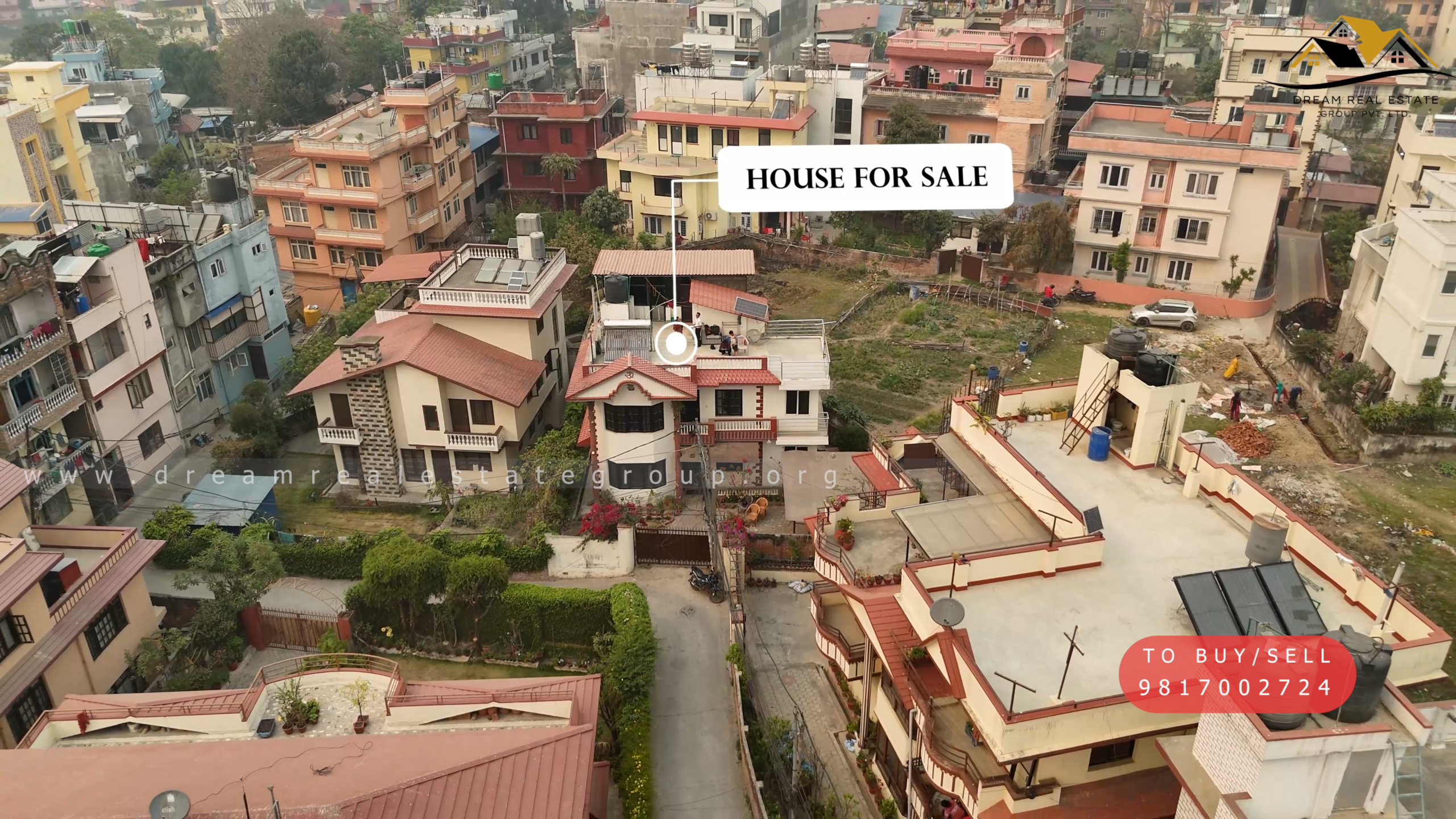 DJI_20250403154036_0001_D_2.00_00_03_09.Still001 House for Sale in Nakhu , (Within 200 meters from Nepal Mediciti Hospital)